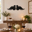 Swan Couple Metal Wall Art – Romantic Love Birds Wall Decor