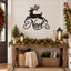 Noel Reindeer Metal Wall Art – Christmas Metal Sign