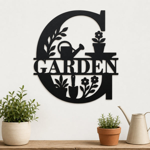 Garden Metal Wall Sign – Outdoor Gardening Wall Decor