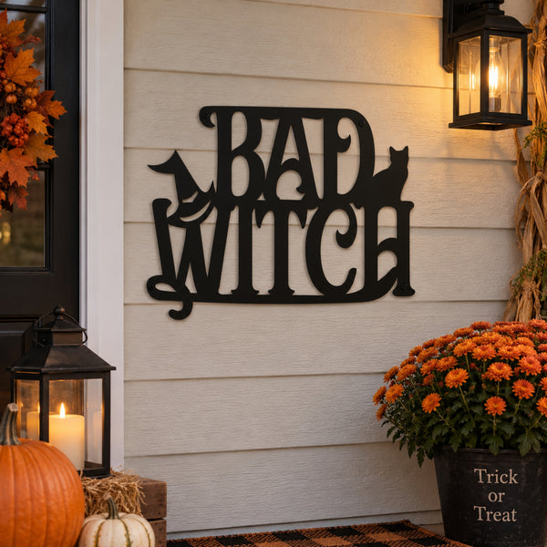 Halloween Metal Wall Art Signs – Spooky Classics Collection