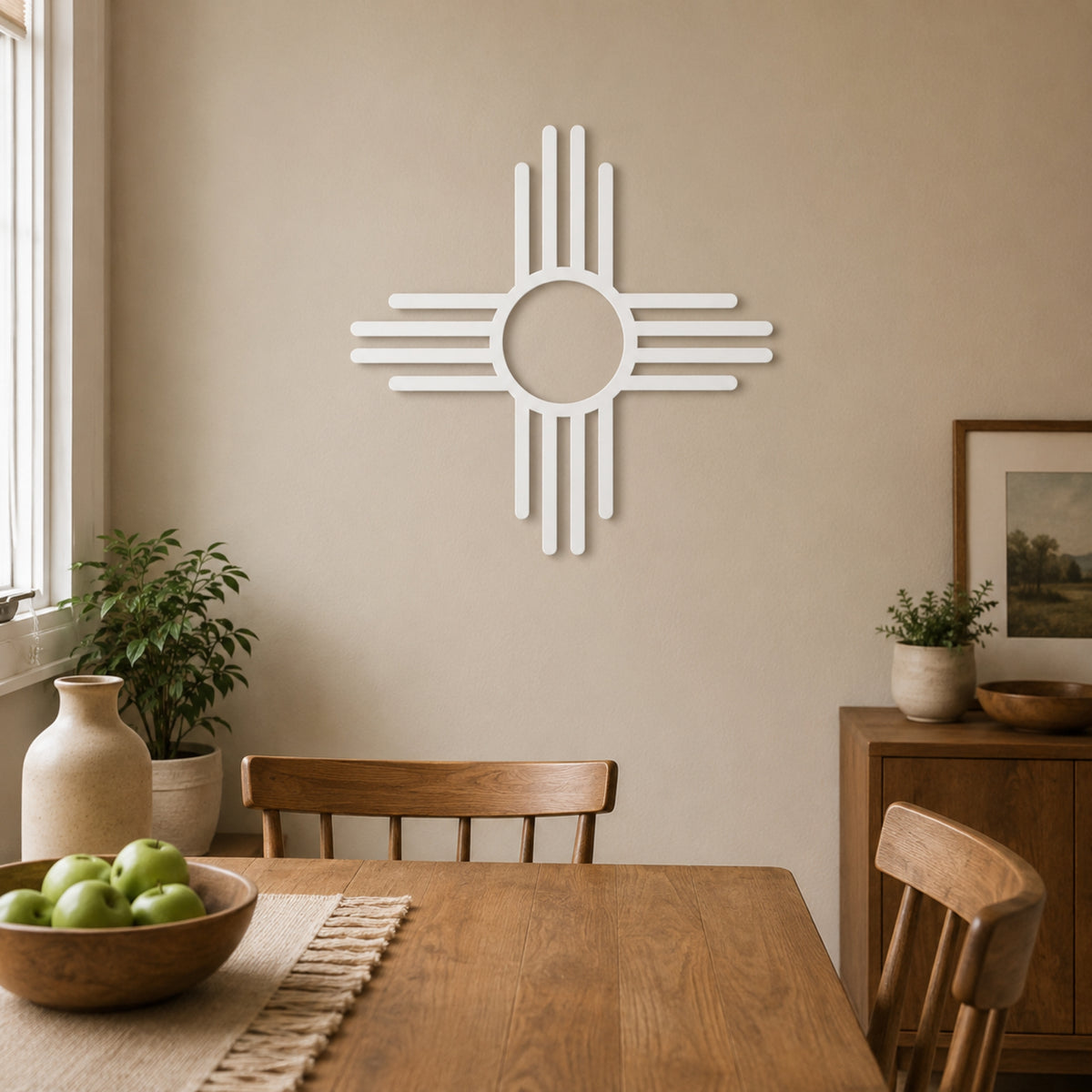 Zia Sun Metal Wall Art – Southwestern Metal Wall Decor