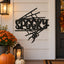 Halloween Metal Wall Art Signs – Spooky Classics Collection
