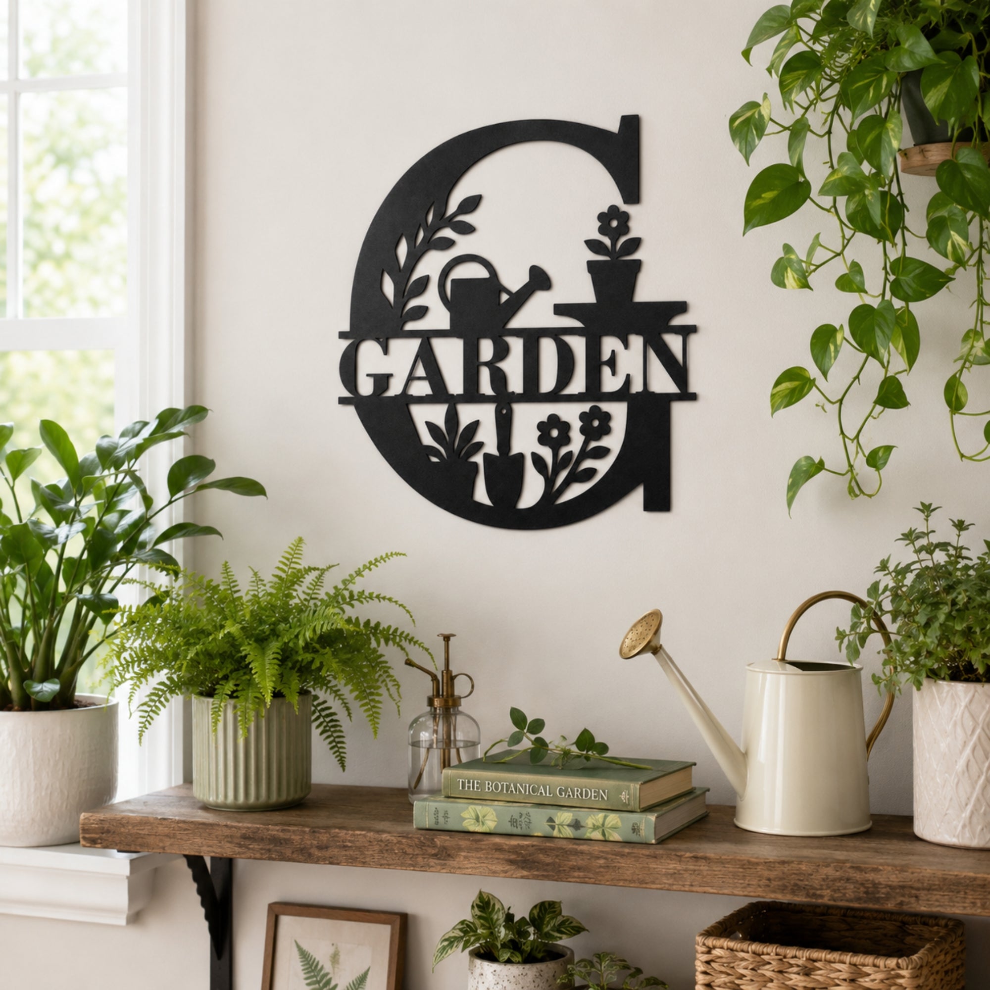 Garden Metal Wall Sign – Outdoor Gardening Wall Decor Secondary image