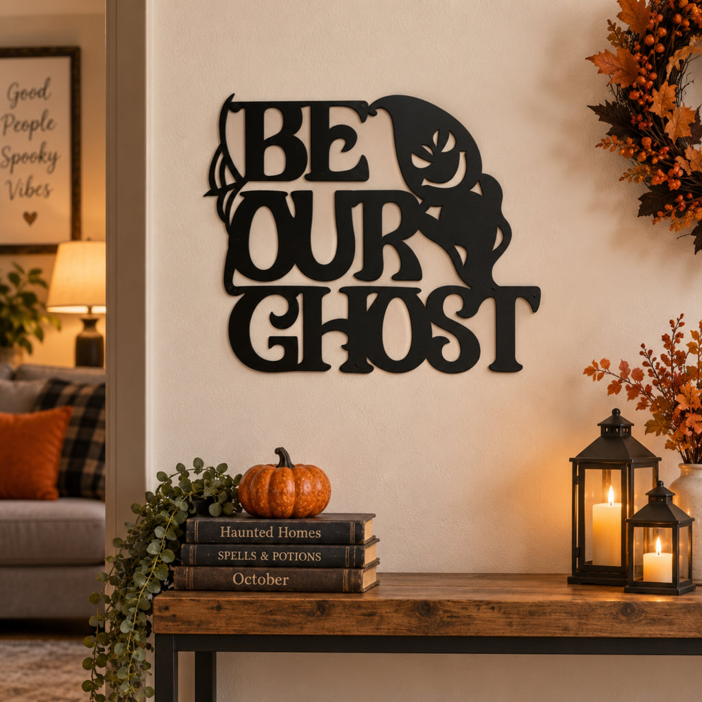 Halloween Metal Wall Art Signs – Spooky Classics Collection