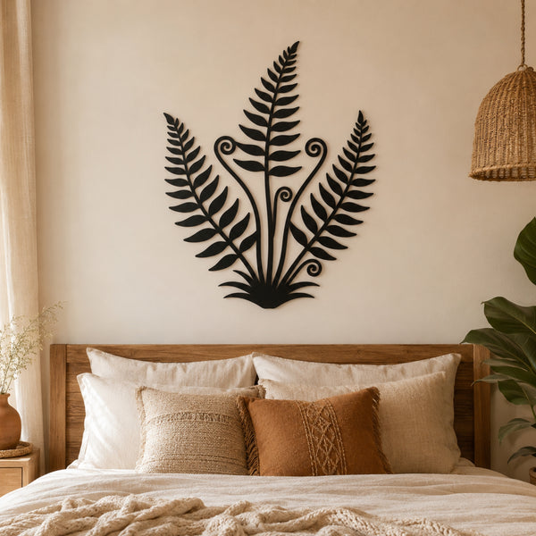 Fern Botanical Metal Wall Art – Nature Inspired Plant Wall Decor