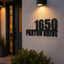 Personalized Metal Address Sign with House Number & Street Name