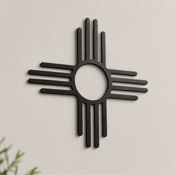 Zia Sun Metal Wall Art – Southwestern Metal Wall Decor