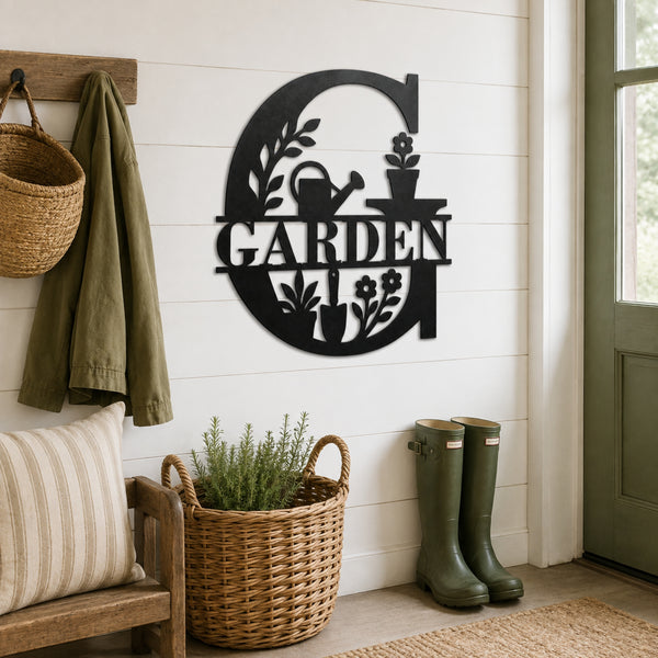 Garden Metal Wall Sign – Outdoor Gardening Wall Decor