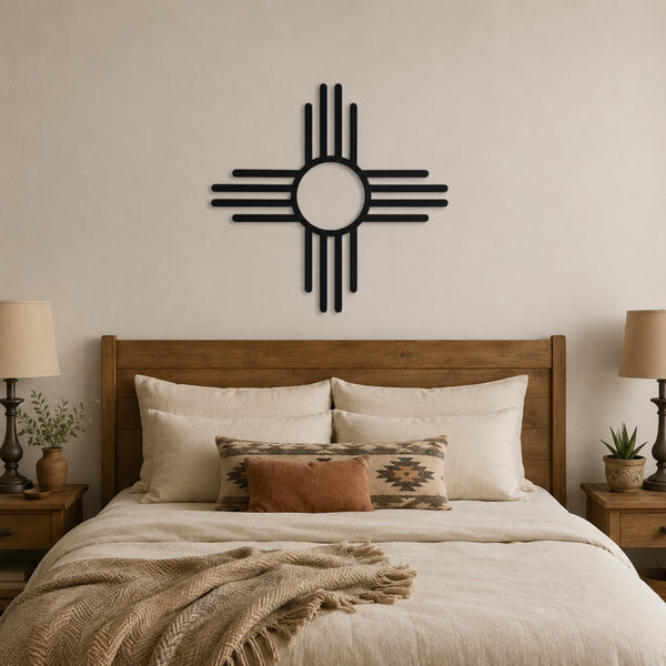 Zia Sun Metal Wall Art – Southwestern Metal Wall Decor