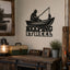Keeping It Reel Metal Wall Art – Fishing Decor