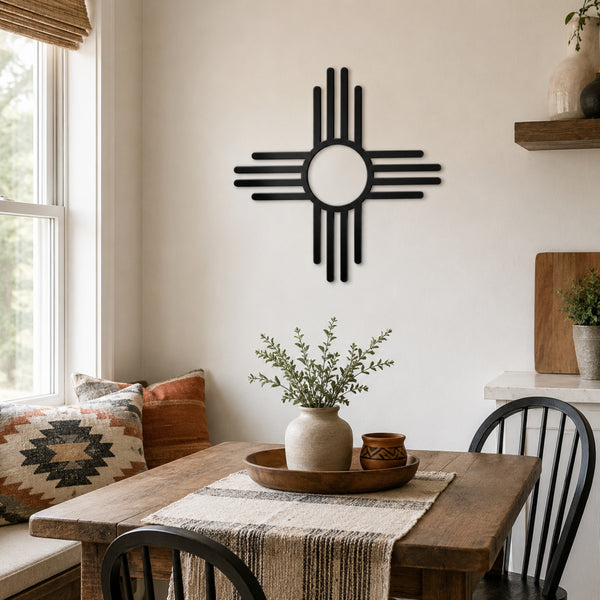 Zia Sun Metal Wall Art – Southwestern Metal Wall Decor