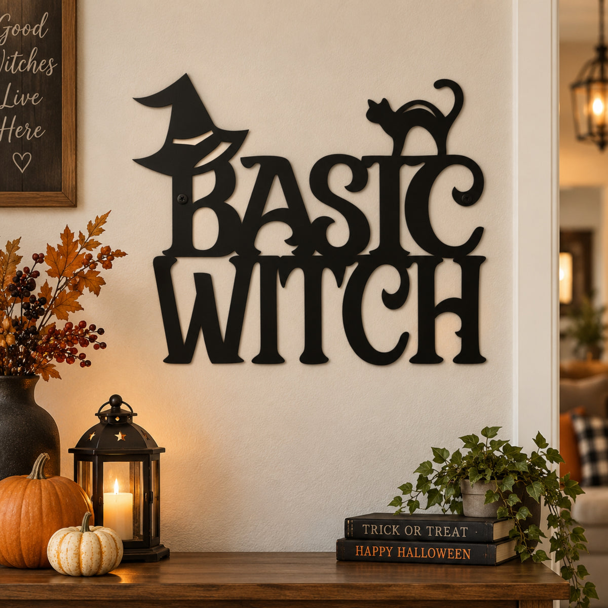 Halloween Metal Wall Art Signs – Spooky Classics Collection