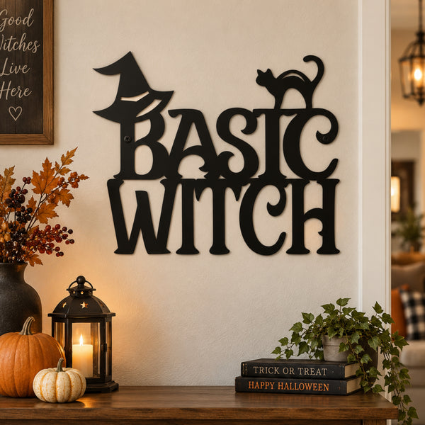 Halloween Metal Wall Art Signs – Spooky Classics Collection