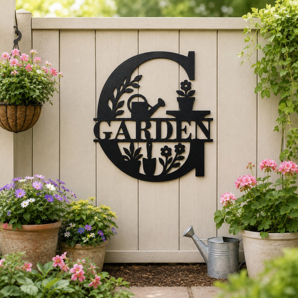 Garden Metal Wall Sign – Outdoor Gardening Wall Decor
