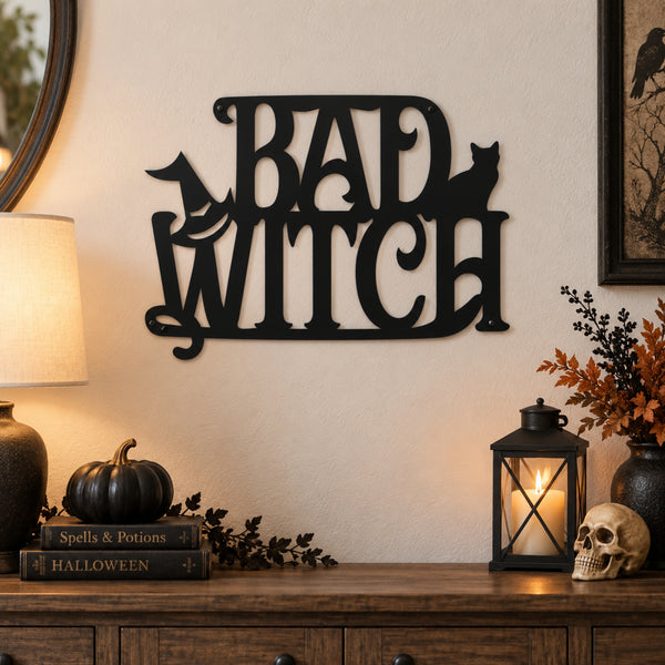 Halloween Metal Wall Art Signs – Spooky Classics Collection