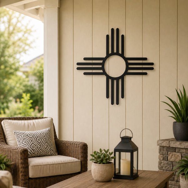 Zia Sun Metal Wall Art – Southwestern Metal Wall Decor